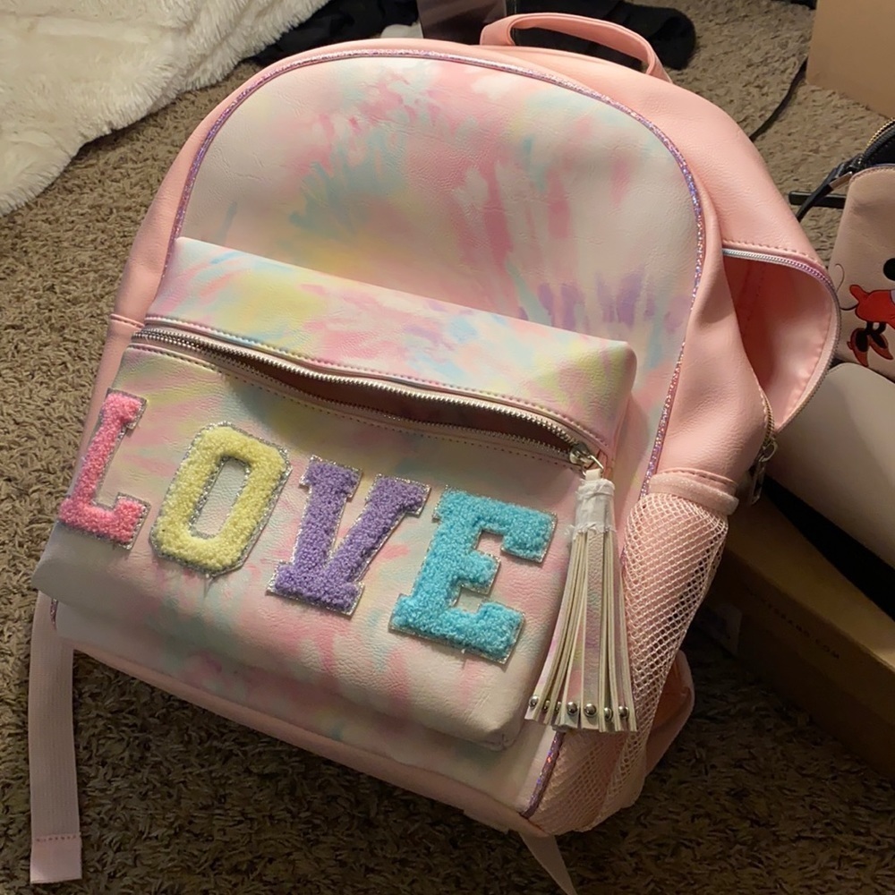 Pink OMG LOVE backpack